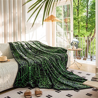 Manta de flanela estampada